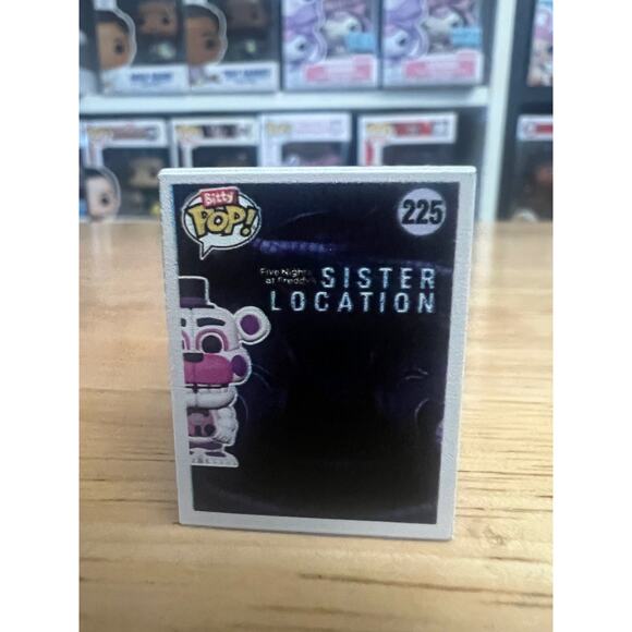 RARE CHASE BITTY Funtime Freddy Funko Pop 5 Nights Freddy's Sister Location #225 - Picture 3 of 6